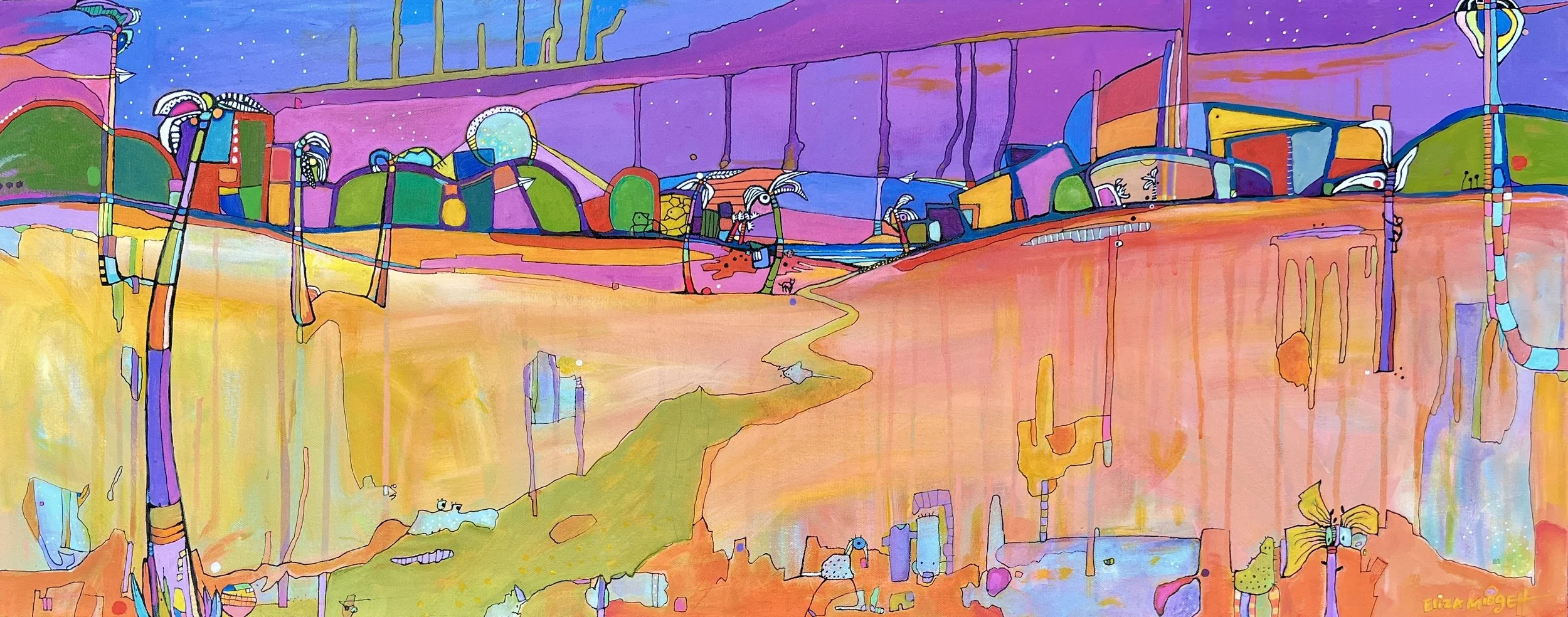 I’m just following the paper airplane.
16 x 40
Where am I? Series