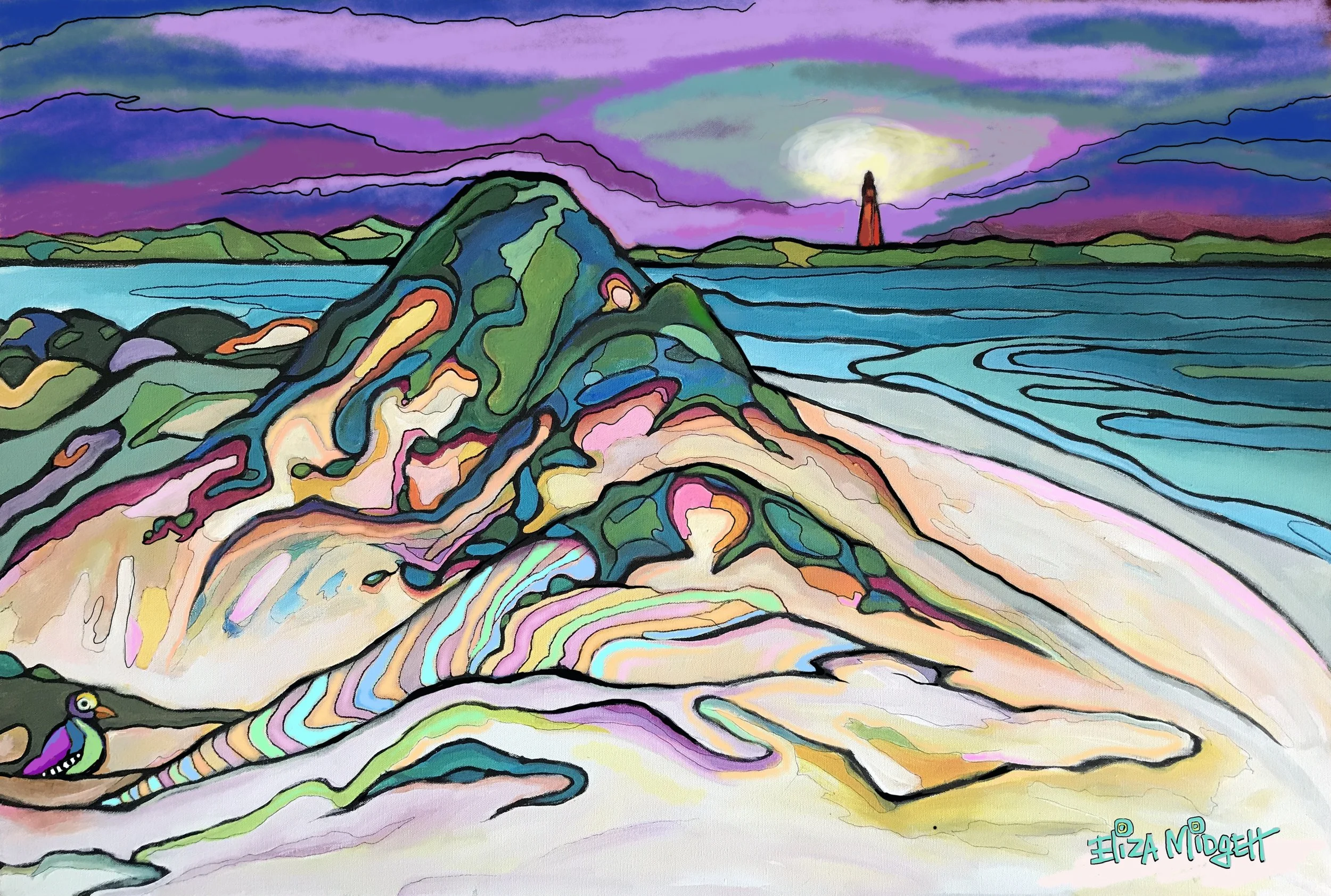 Purple Rain Over Ponce
Giclee" print
SOLD