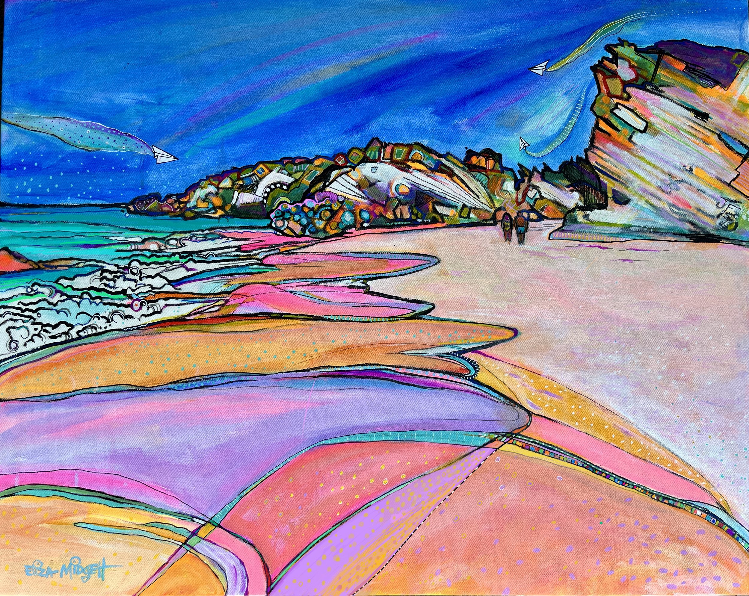 The Pink Beach
18 x 24 framed.
SOLD