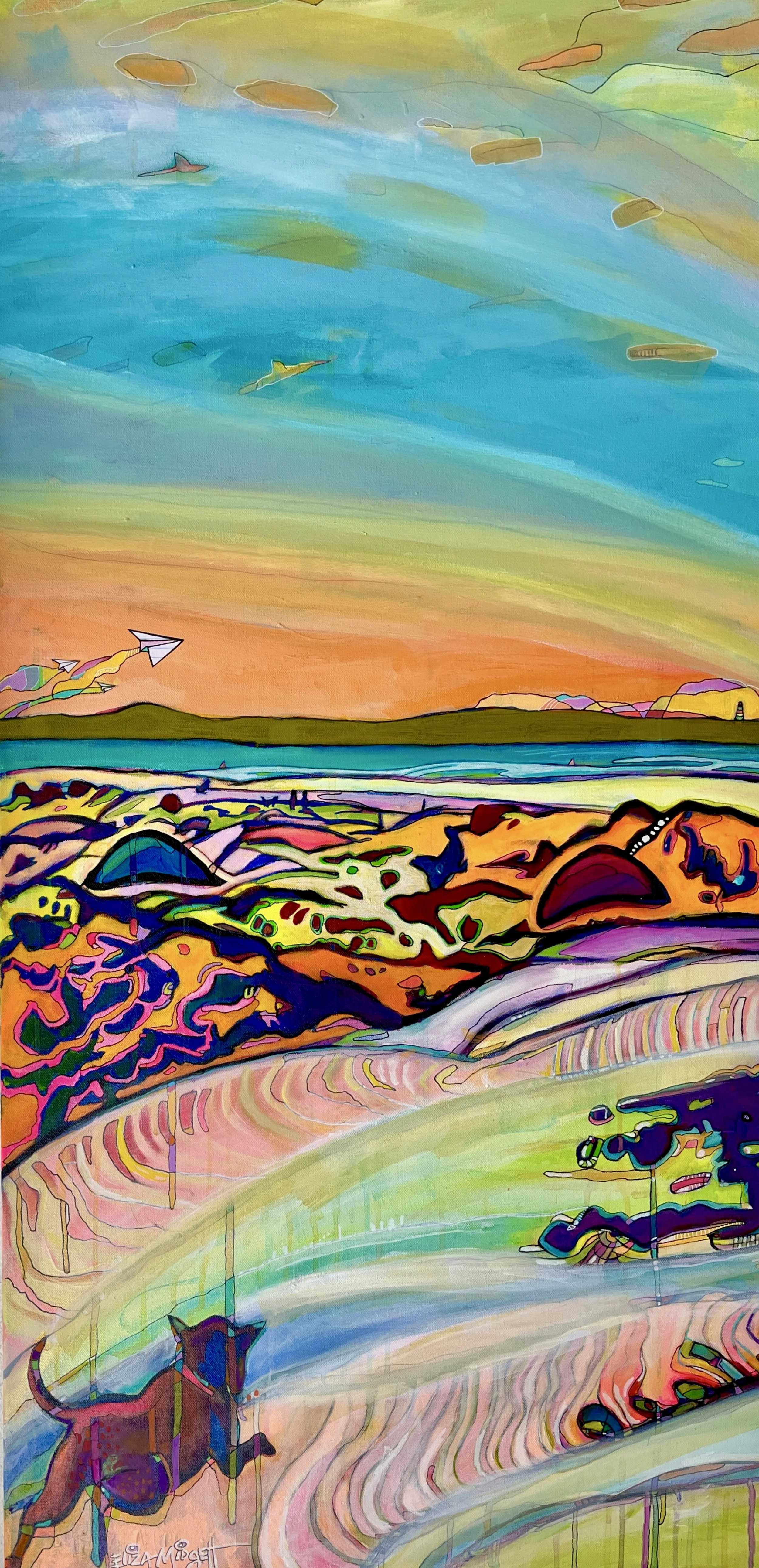 *The merry-go-round
24 x 48
Acrylic on Canvas
*available