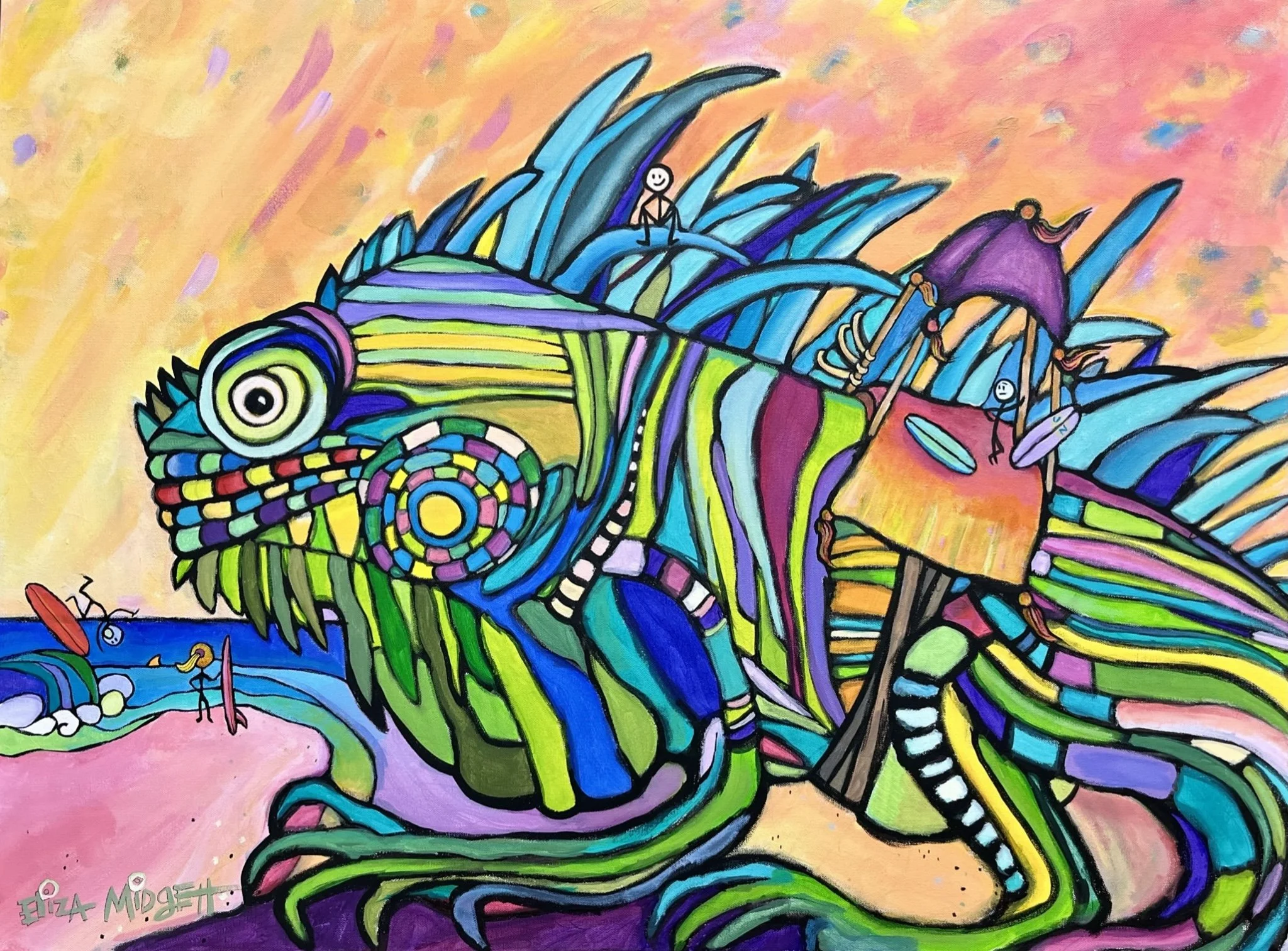 Surf Taxi giclee’ print