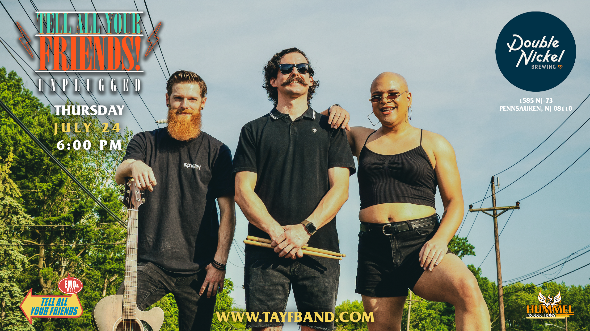 PENNSAUKEN, NJ // DOUBLE NICKEL BREWING (UNPLUGGED TRIO)