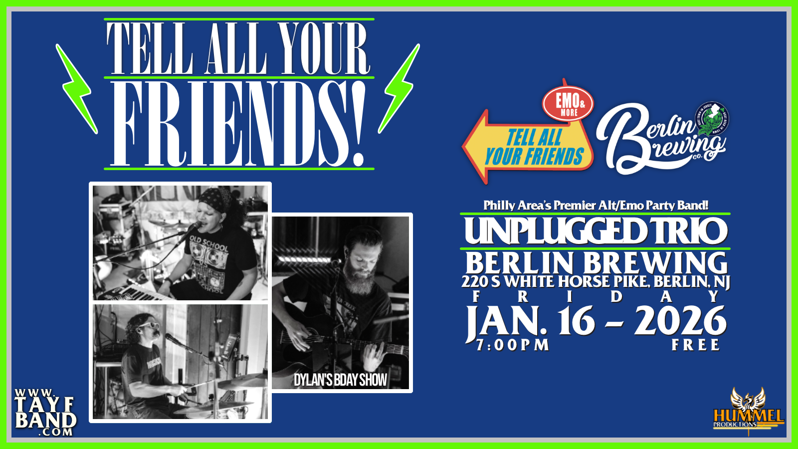 BERLIN, NJ // Berlin Brewing (TRIO)