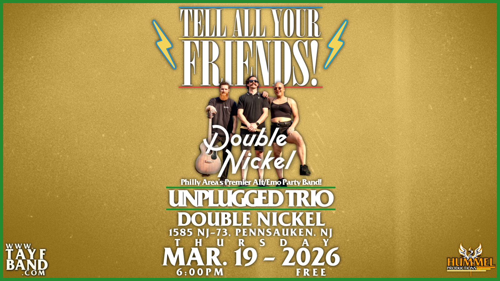 PENNSAUKEN, NJ // DOUBLE NICKEL (TRIO)