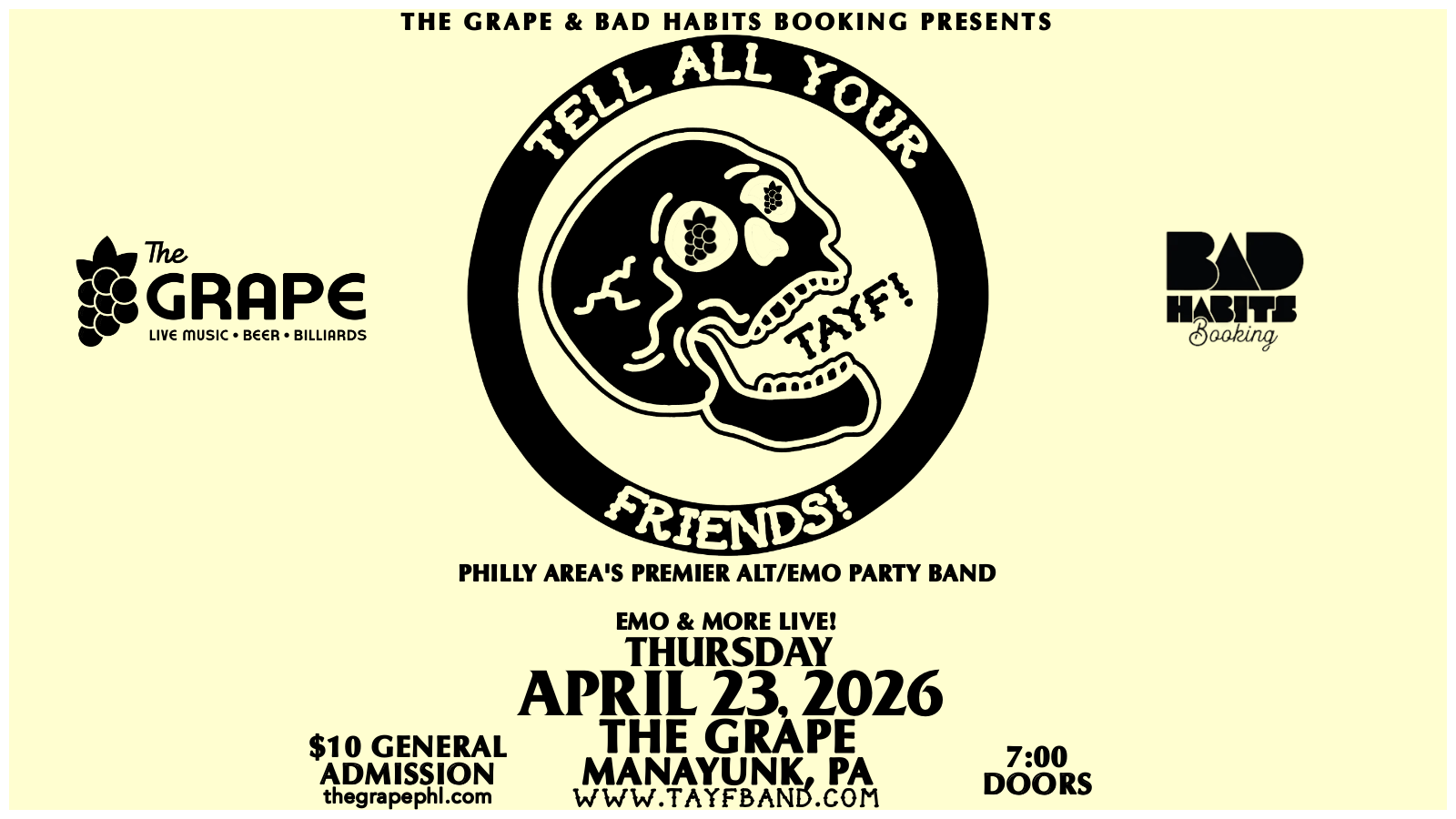 MANAYUNK, PA // THE GRAPE ROOM