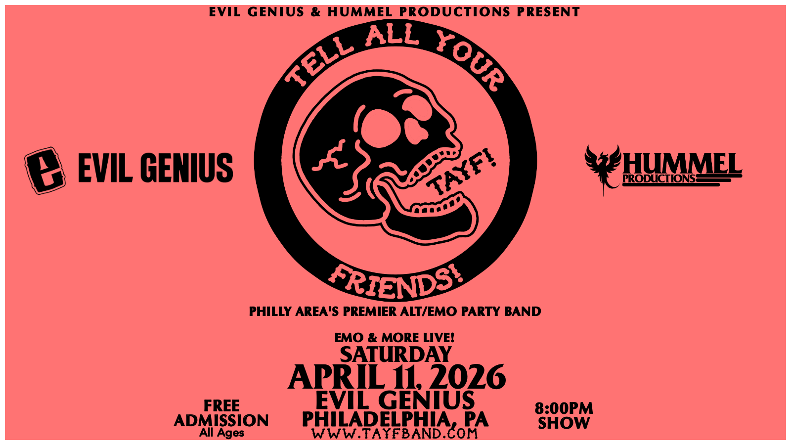 PHILLY, PA // EVIL GENIUS
