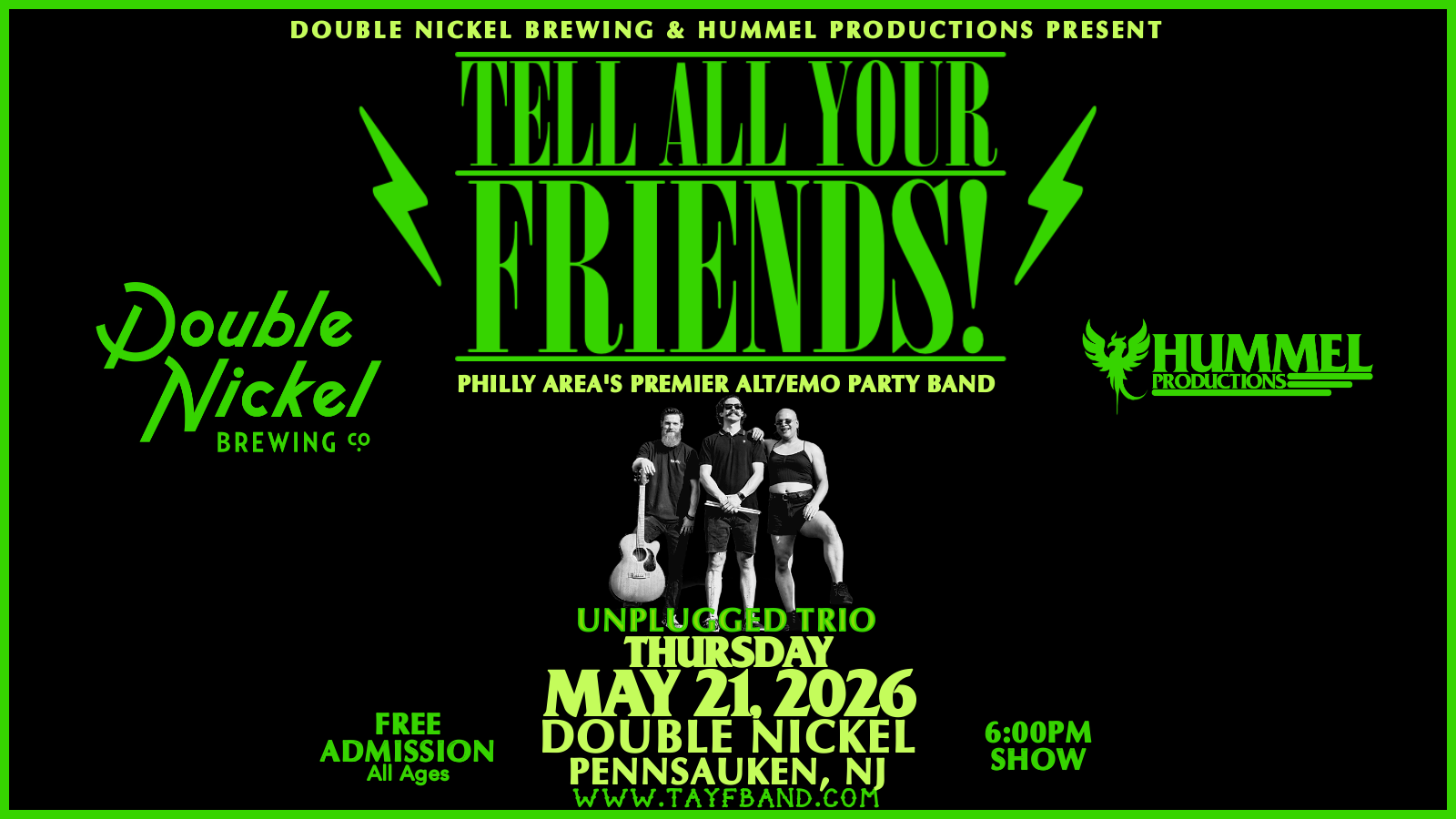 PENNSAUKEN, NJ // DOUBLE NICKEL (TRIO)