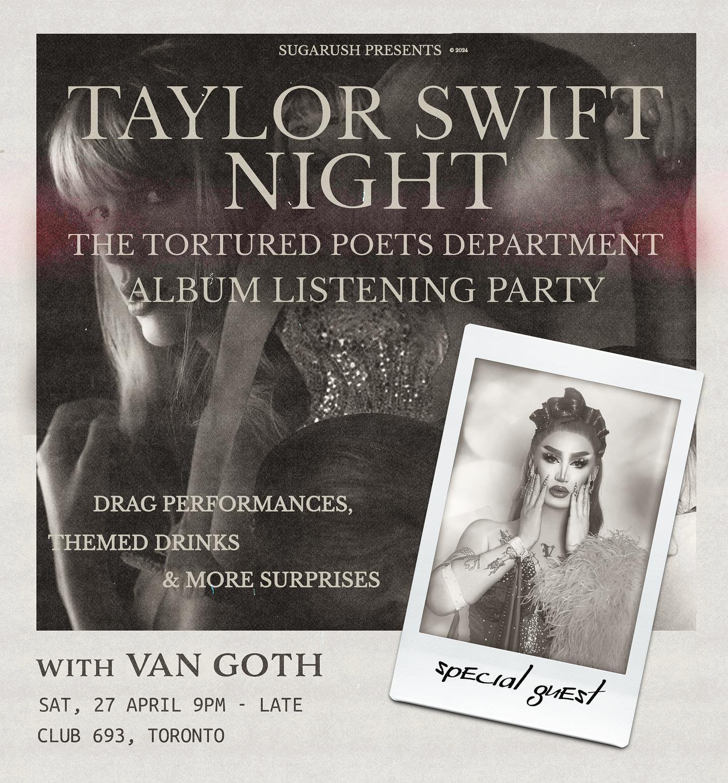 SWIFTIES! Taylor&rsquo;s 11th studio album &lsquo;The Tortured Poets Department&rsquo; is almost here! 

We&rsquo;ve lined up some listening parties across Australia and North America so we can all celebrate the release together. 

Our DJs will play 