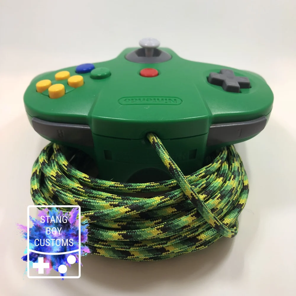 Custom Nintendo 64 Controller (Green) — Stang Boy Customs