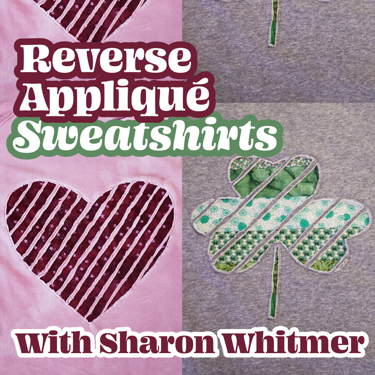 Reverse Appliqué Sweatshirts