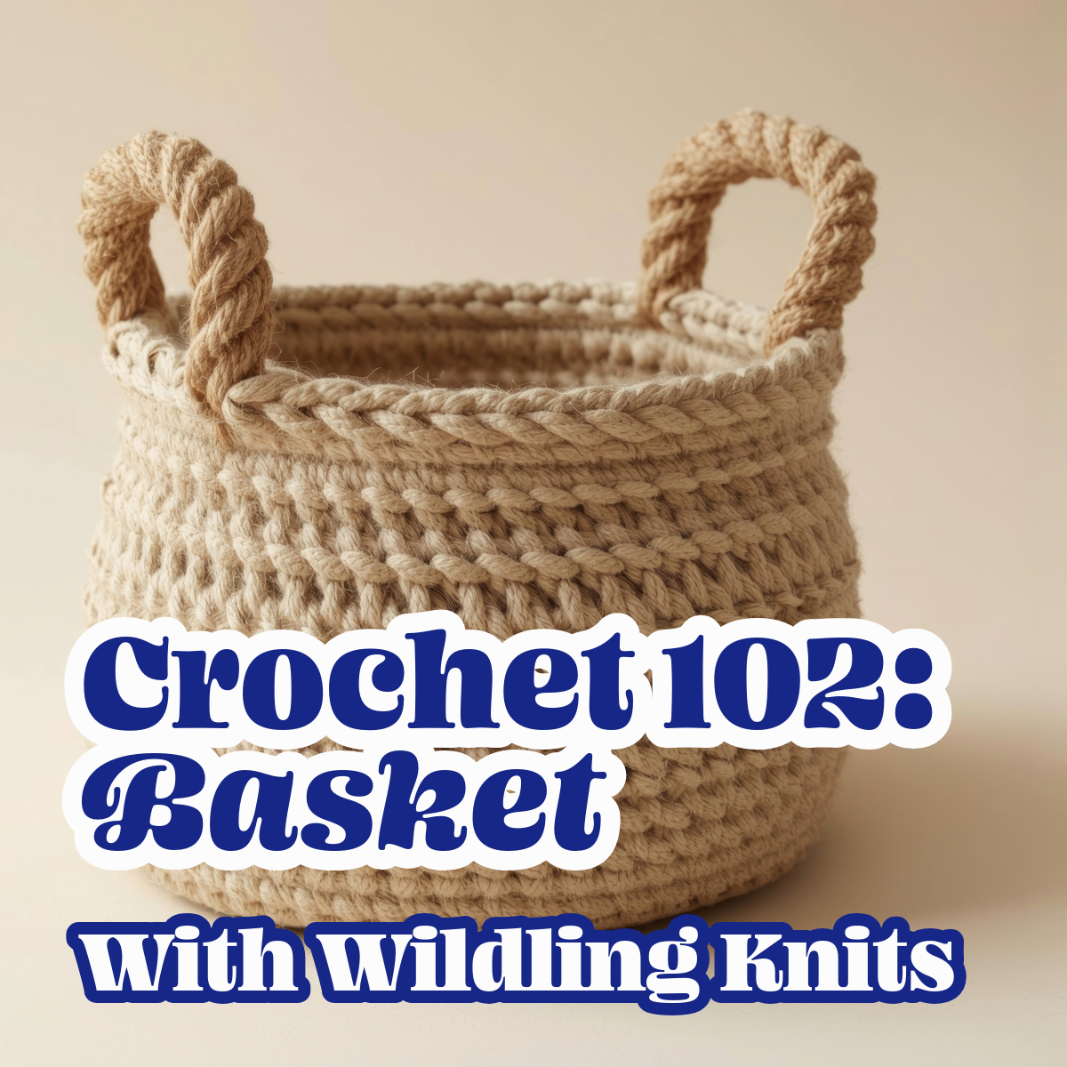 Crochet 102: Stylish Basket Workshop!