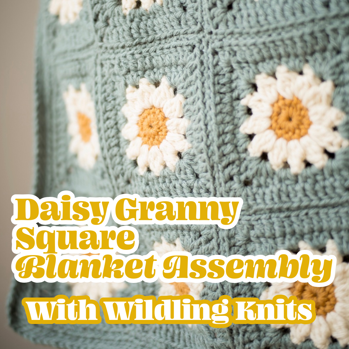 Daisy Granny Square Blanket