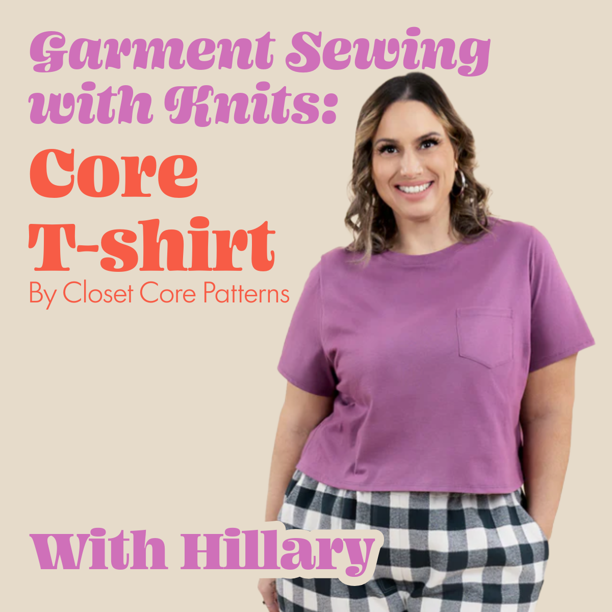 Learn to Sew Knits with the Core T-shirt!
