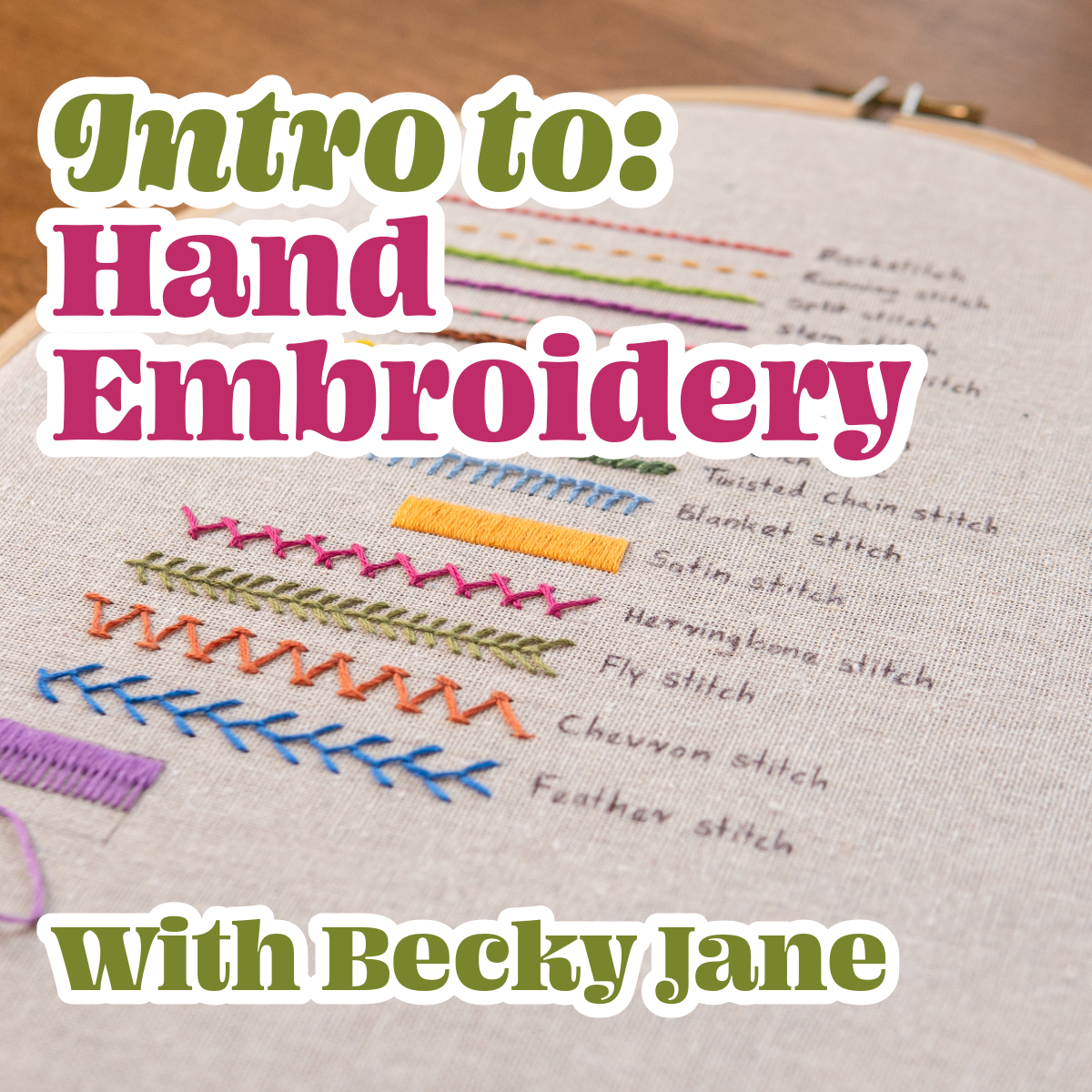 Introduction to Hand Embroidery