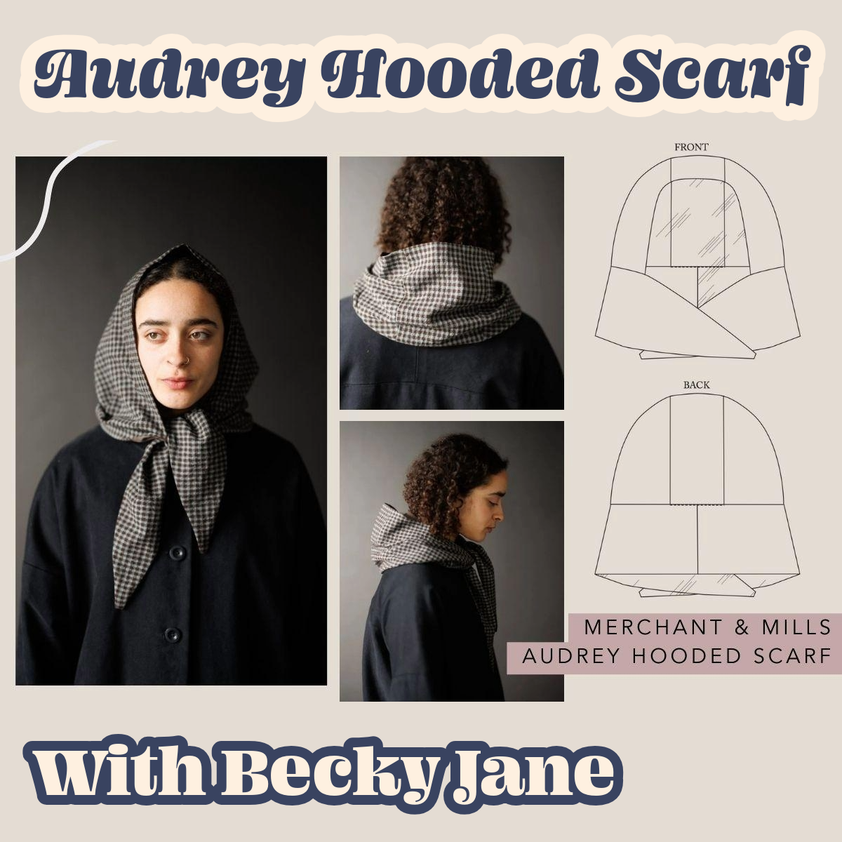 Cozy Audrey Hooded Scarf