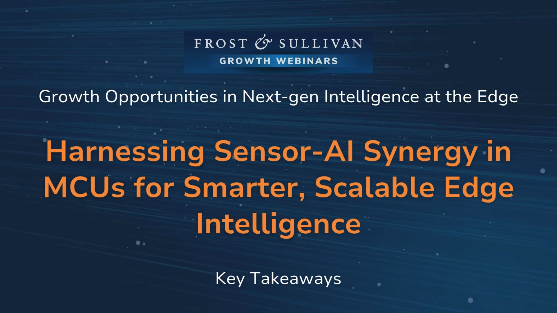 Growth Opportunities in Edge AI: Insights from Frost & Sullivan Webinar