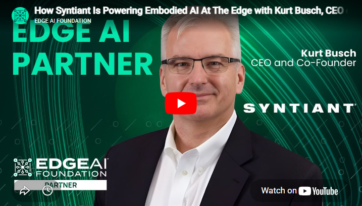 How Syntiant Is Powering Embodied AI at the Edge with CEO Kurt Busch