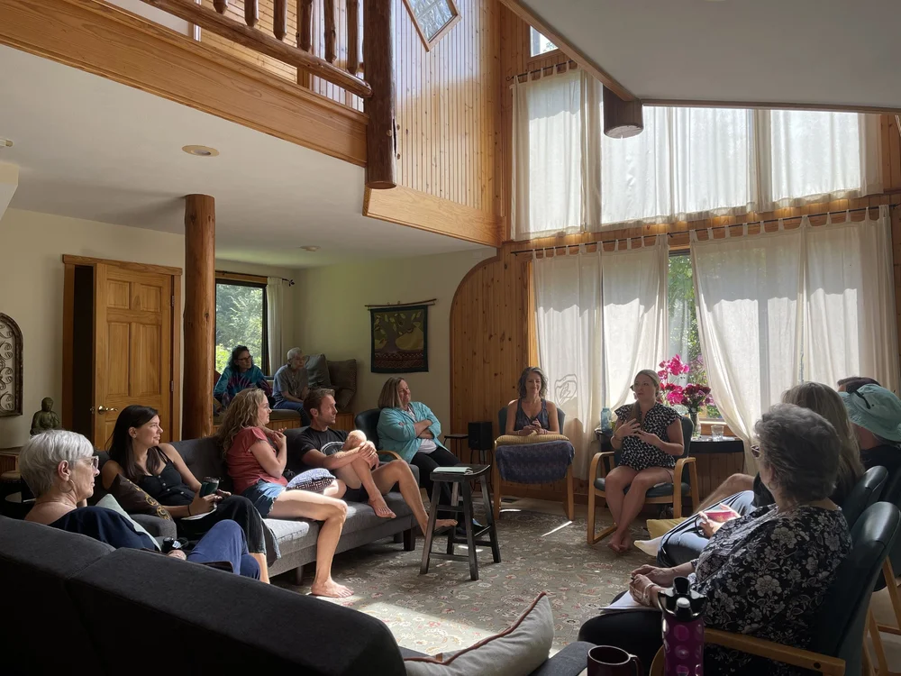 Community members connecting at a Zen Within Academy event