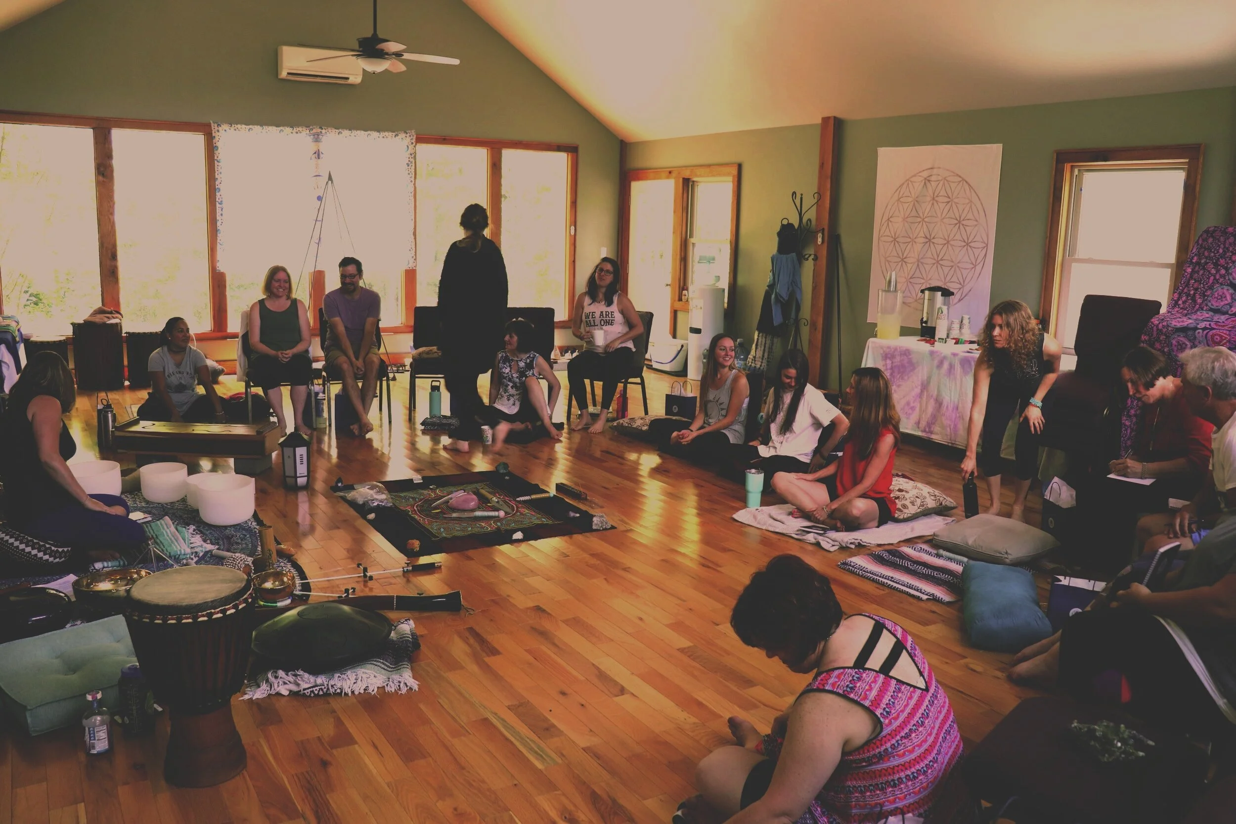 Retreat meditation practitioner