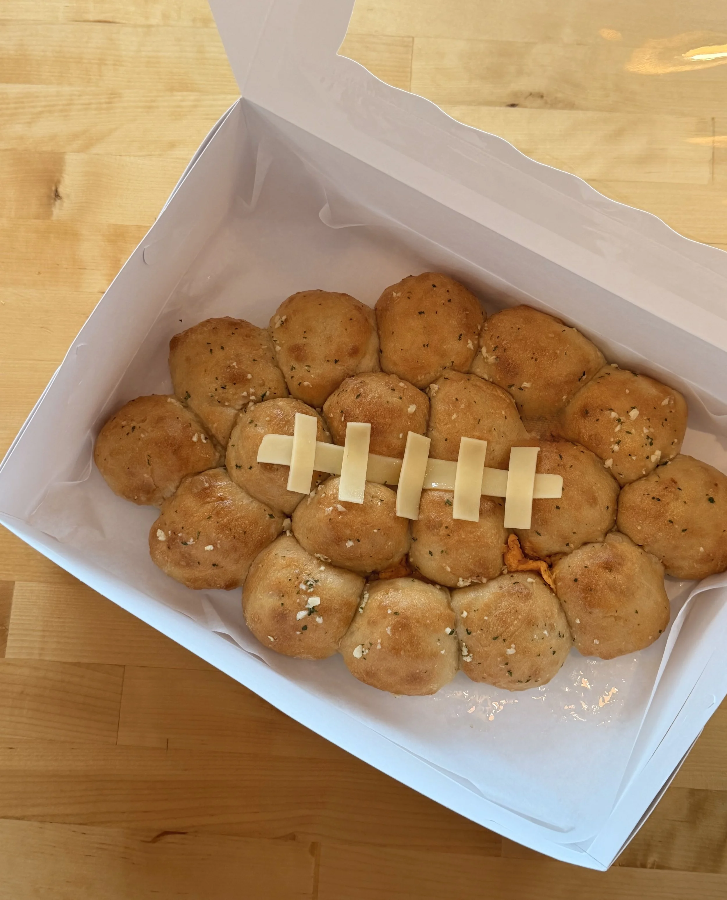 Pull Apart Buffalo Chicken Football