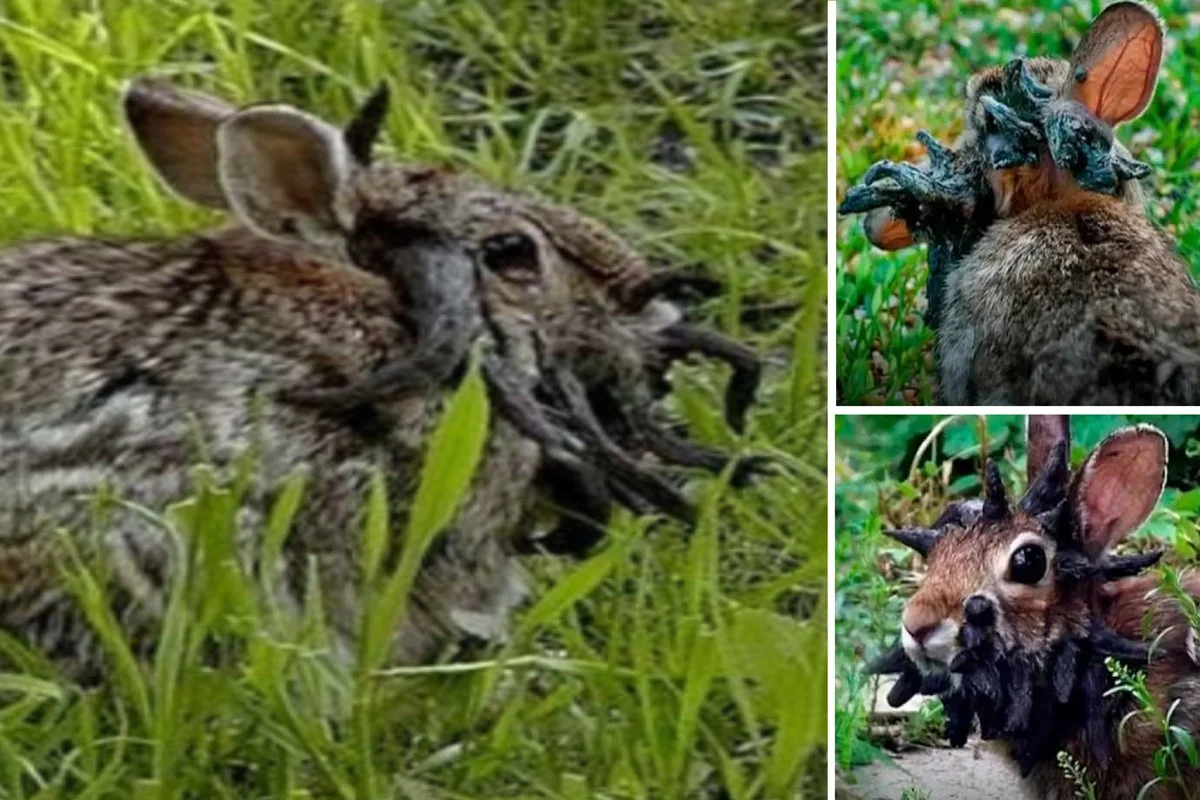Imágenes virales de ‘conejos con cuernos’ en la cabeza generan pánico en Estados Unidos