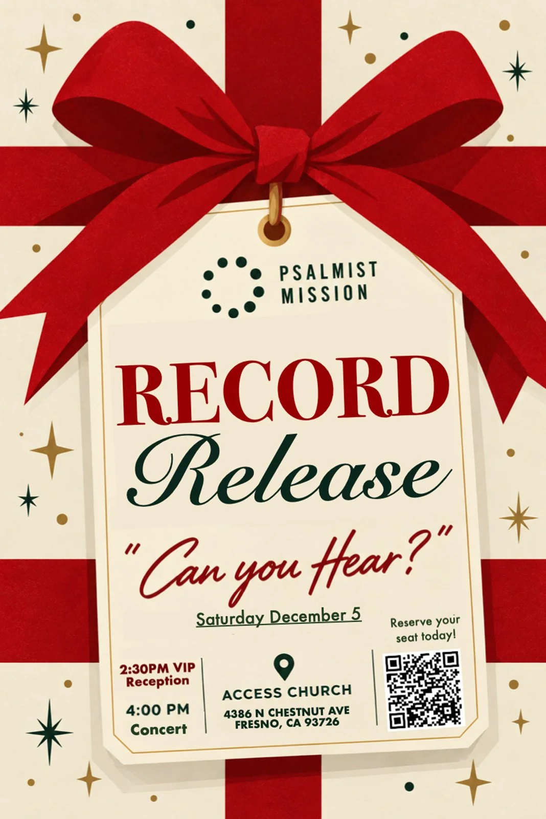 "CAN YOU HEAR?" VIP Reception Ticket