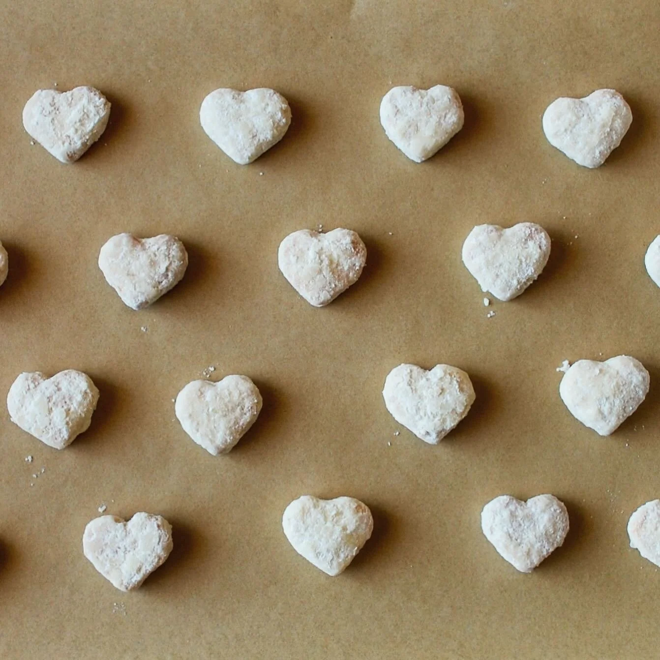 When in doubt, make tiny heart cookies 💛
These little guys will be available at the shop for you to swing by and pick up to help spread some love + kindness ✨