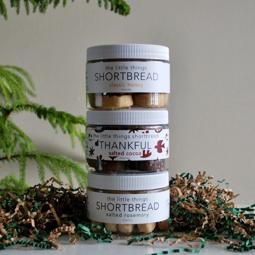 Thankful Shortbread Trio Gift Box