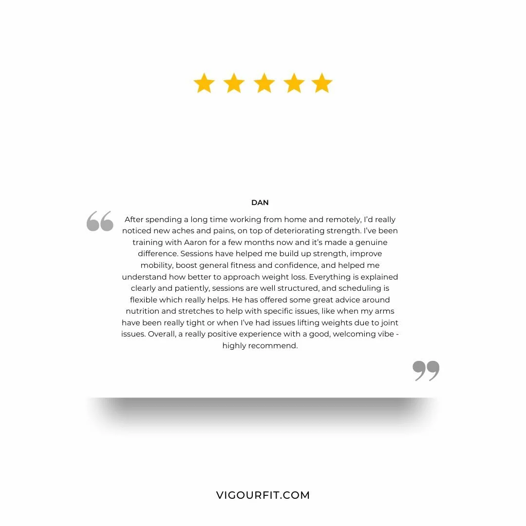 Big thanks to @dancantdance for this wonderful review, thank you 🙏 

#persontrainer #leicester #leicesterpersonaltrainer #healthandfitness #vigourfit