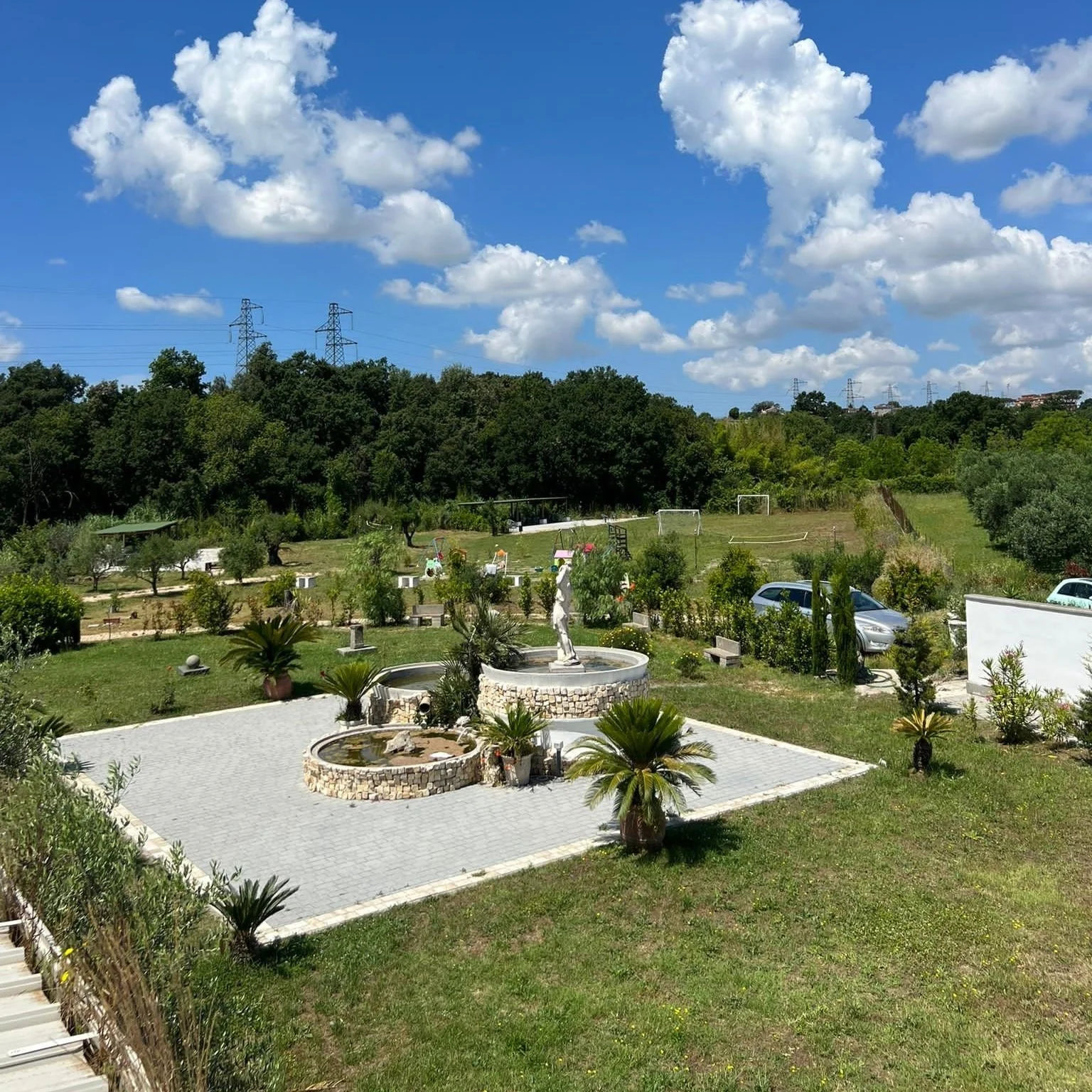 Giardino vista fontana
