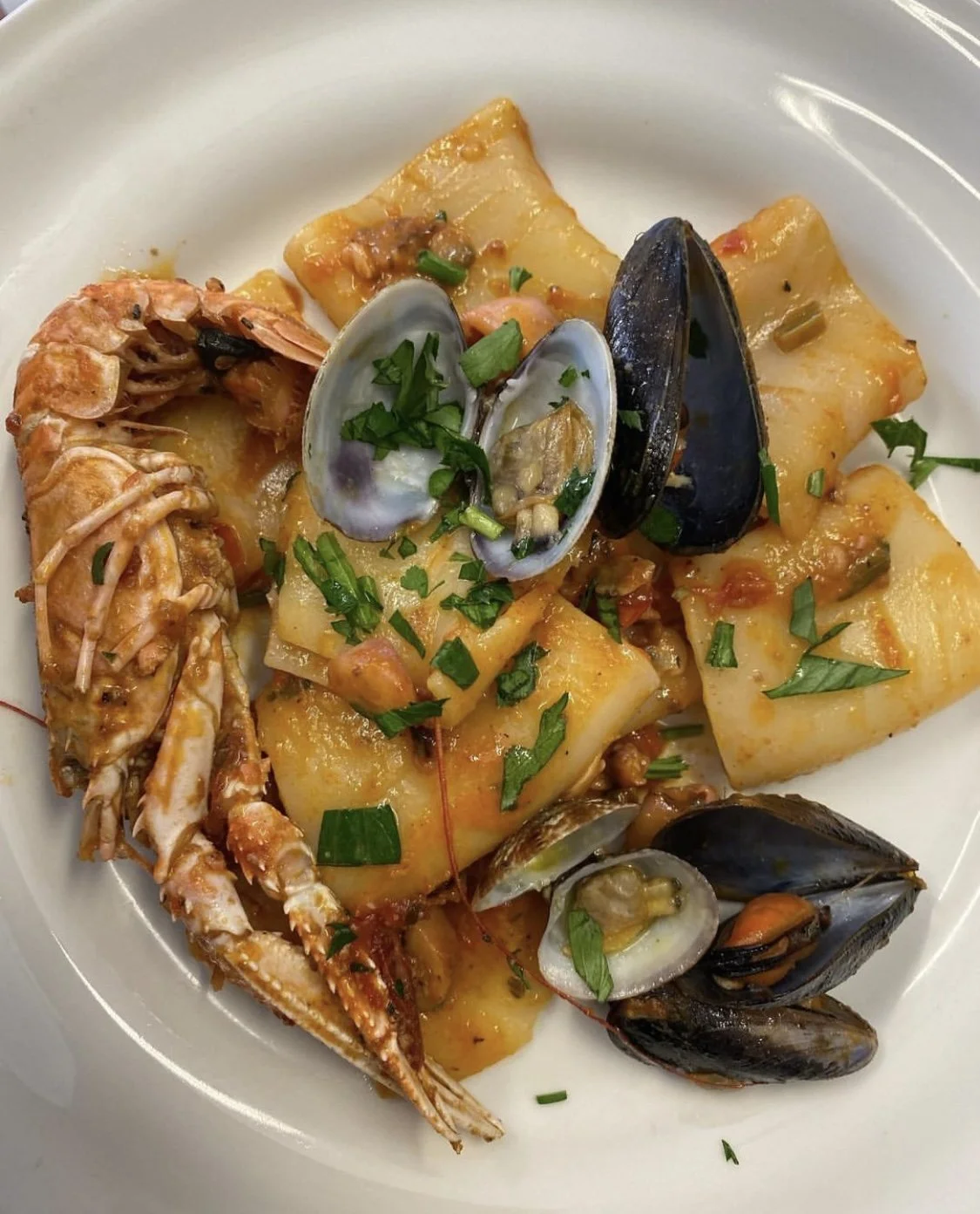Paccheri allo scoglio