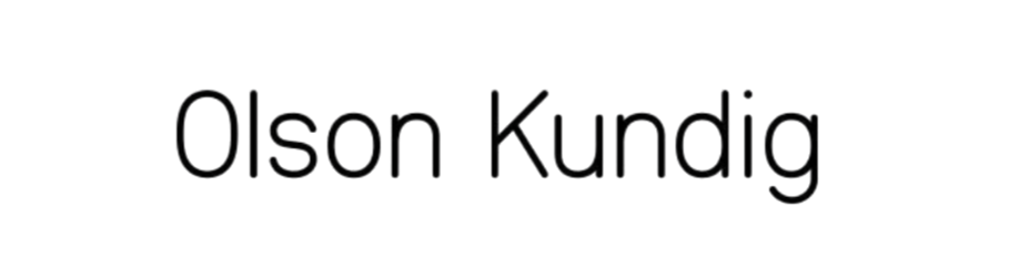 Text reading 'Olson Kundig' in black on a white background.