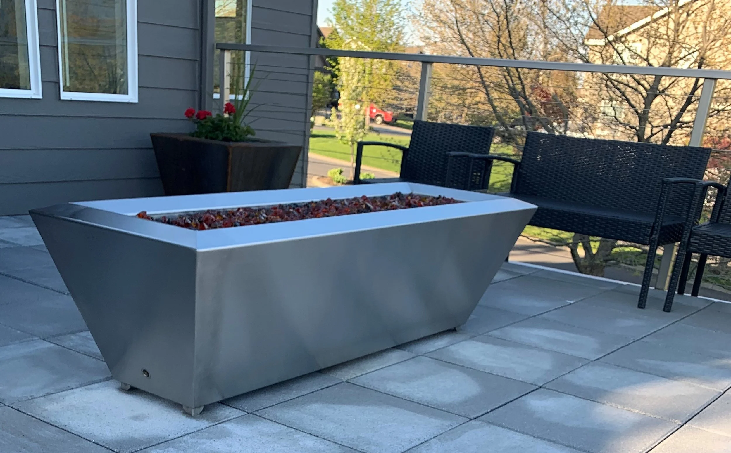 Custom Metal Fire Pits Portfolio — Custom Fabrication Design