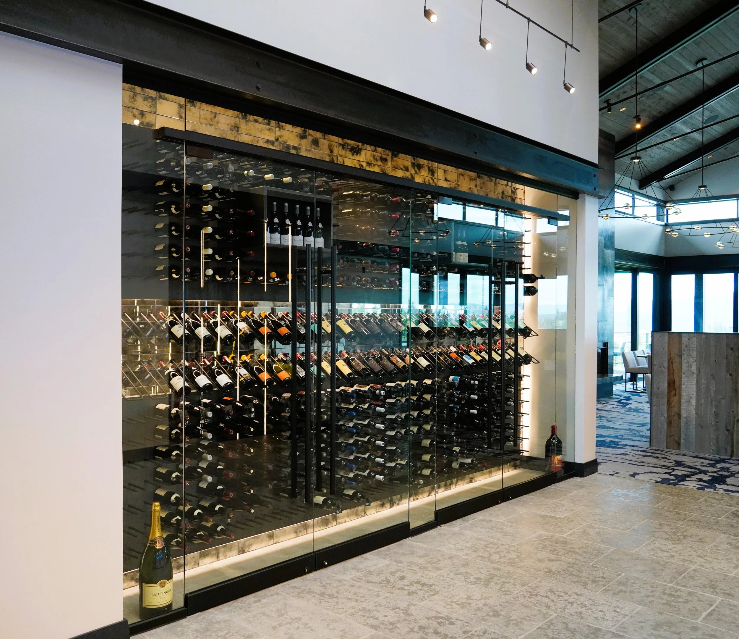 Custom Wine Storage, Custom Metal Wine Rack, Custom Metal — Custom