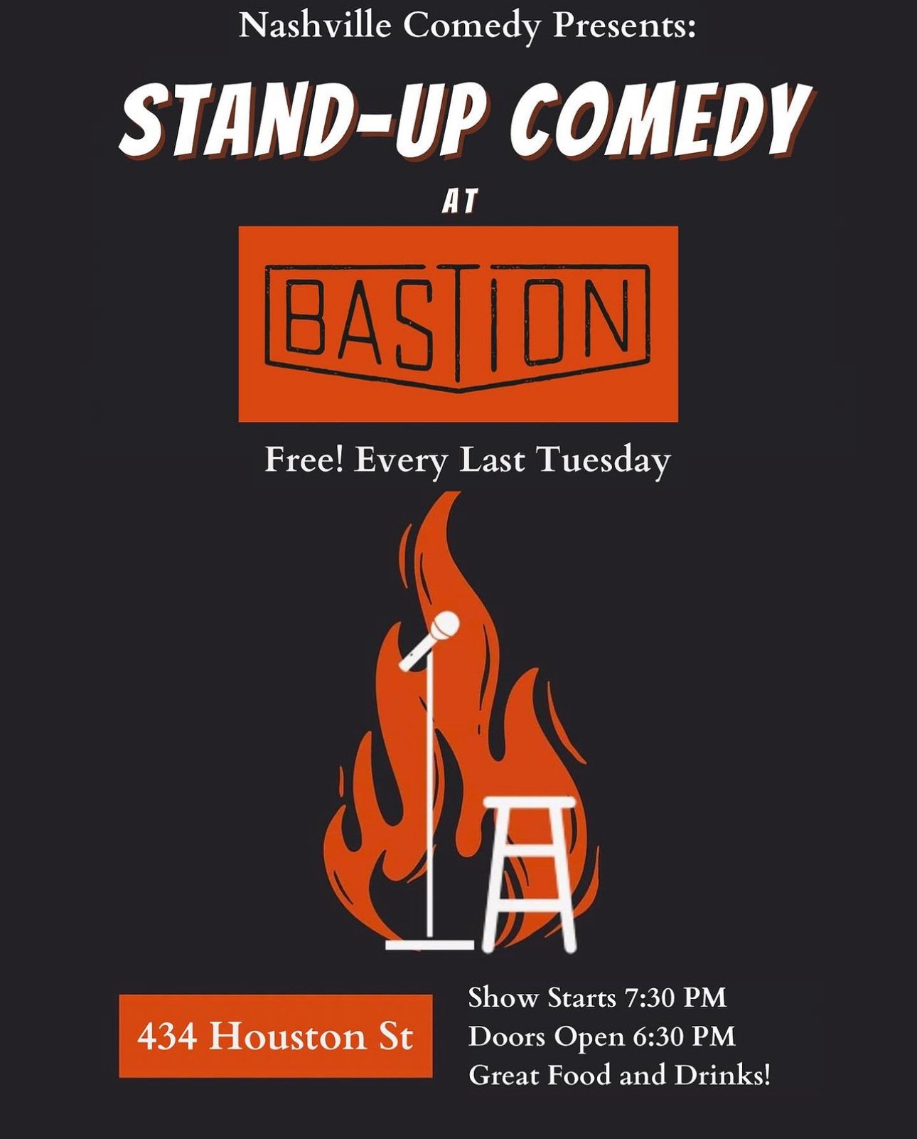 Nashville Comedy Presents: Stand-Up Comedy at Bastion