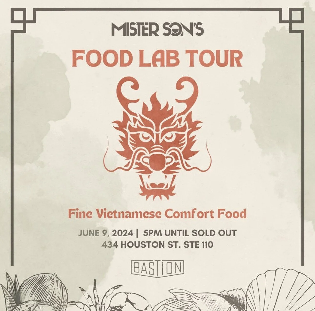 Mister Son’s Pop Up at Bastion