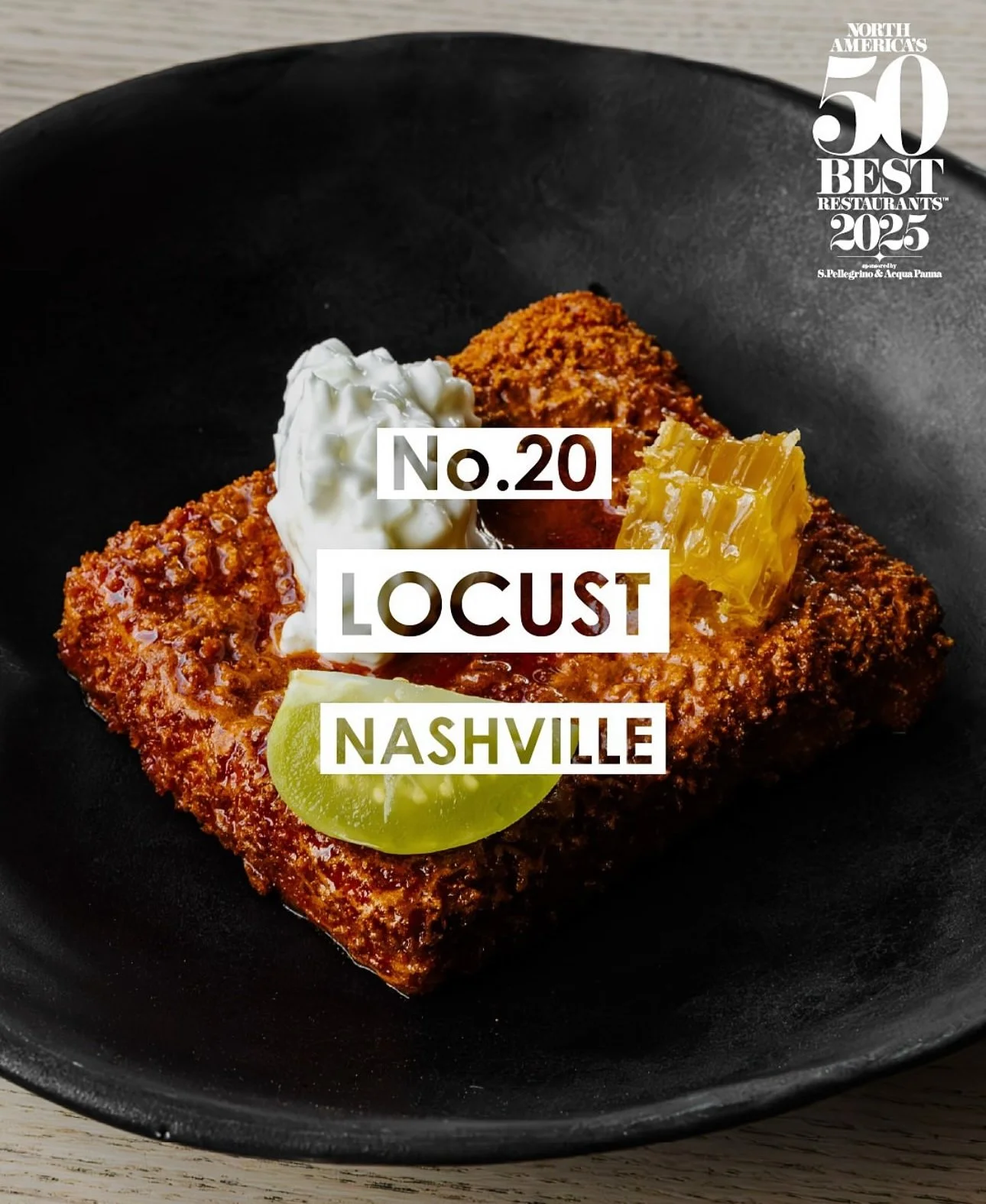 Locust Named No. 20 By North America’s 50 Best Restaurants