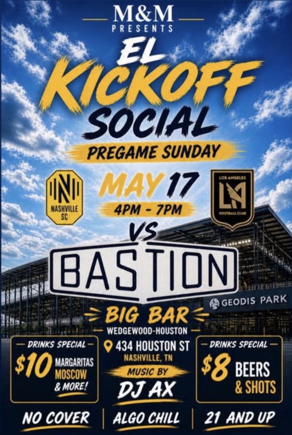 El Kickoff Social at Bastion