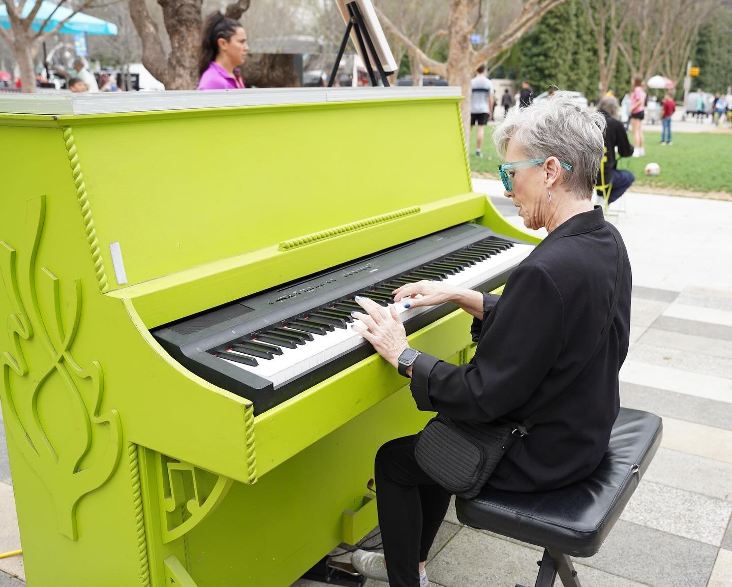 Piano in the Park
Today and Tomorrow 
11 AM - 2 PM 
FREE

Come tickle our ivories and make your piano teacher proud! Our famous green piano will be parked on Hart Boulevard this weekend, welcoming all takers on a first-come, first-served basis. 🎹🎼?