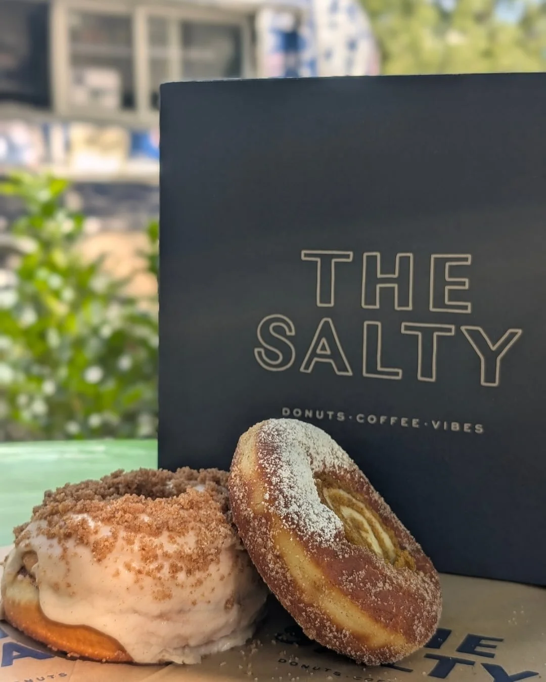 The flavors of fall have officially arrived at @thesaltydonut. 🍂🍩🎃

Stop by the Park for a tasty seasonal treat. Savor a pumpkin roll or apple crumb donut, enjoy the cooler weather and let the autumnal awesomeness begin!