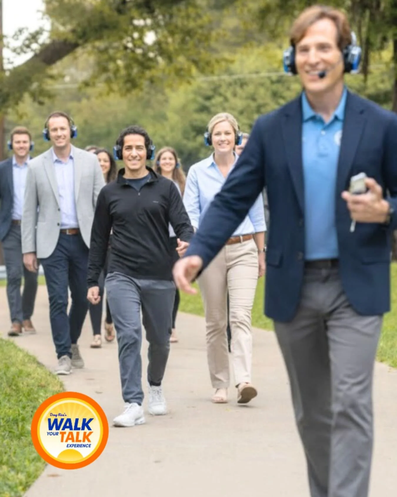 Introducing our newest program, Walk Your Talk with Doug Rice @walkthinkgrow

This guided leadership walk is designed to help you think clearly, reflect and reconnect with what matters most. Participants wear wireless headsets while listening to guid