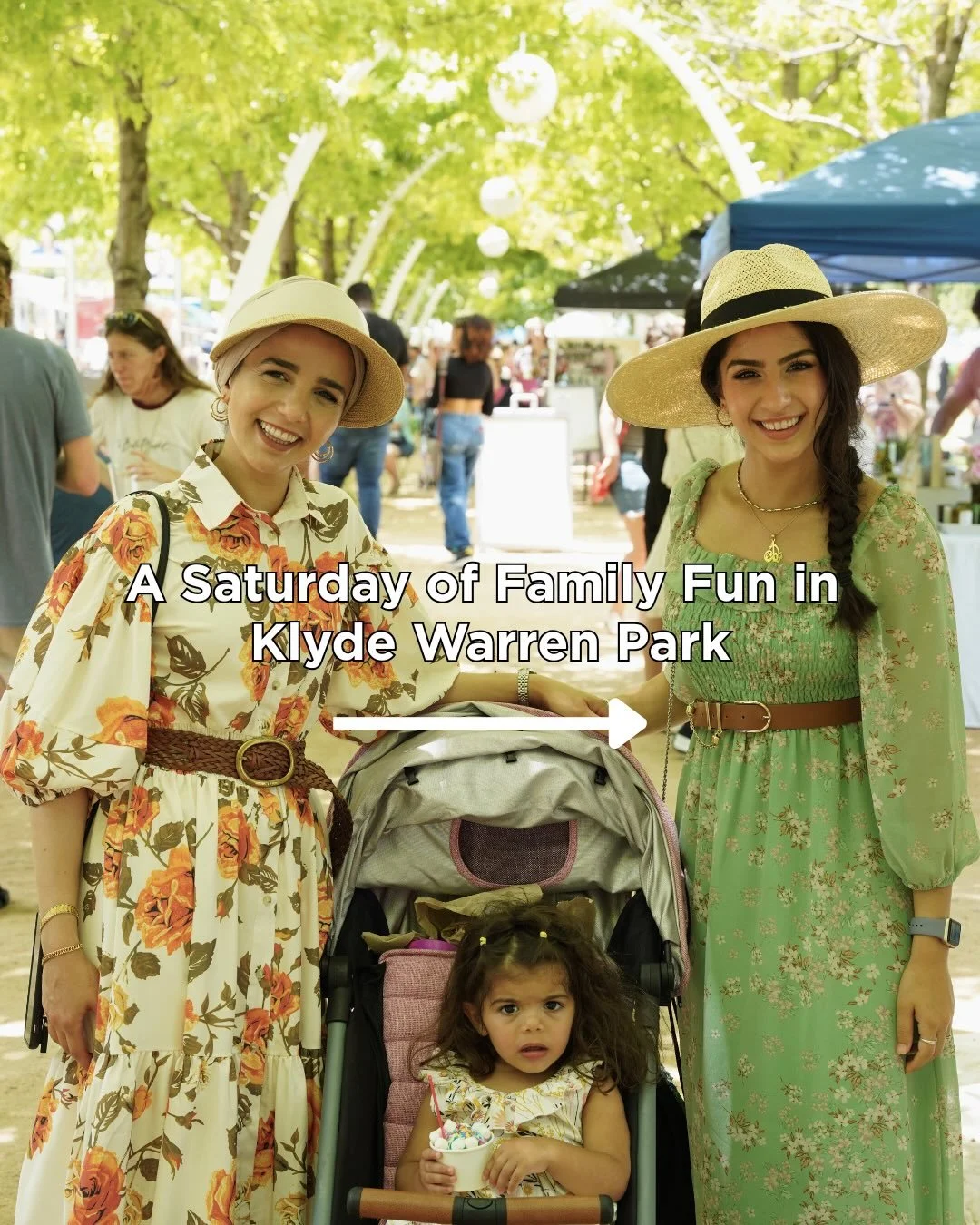 Spend your Saturday in Klyde Warren Park!

We have programs to spark imagination, innovation and creation. Swipe to learn more!