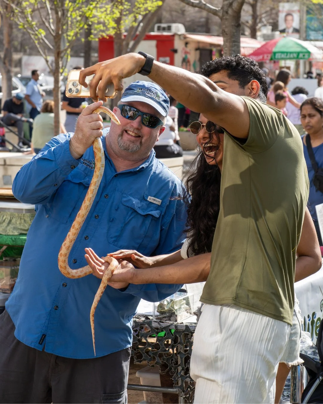 Get wild in the Park this weekend! ⁠
⁠
Wildlife on the Move is bringing the wild straight to the park for an unforgettable Roaming Reptiles experience! At this thrilling, one-hour interactive show, you&rsquo;ll get up close and personal with some of 