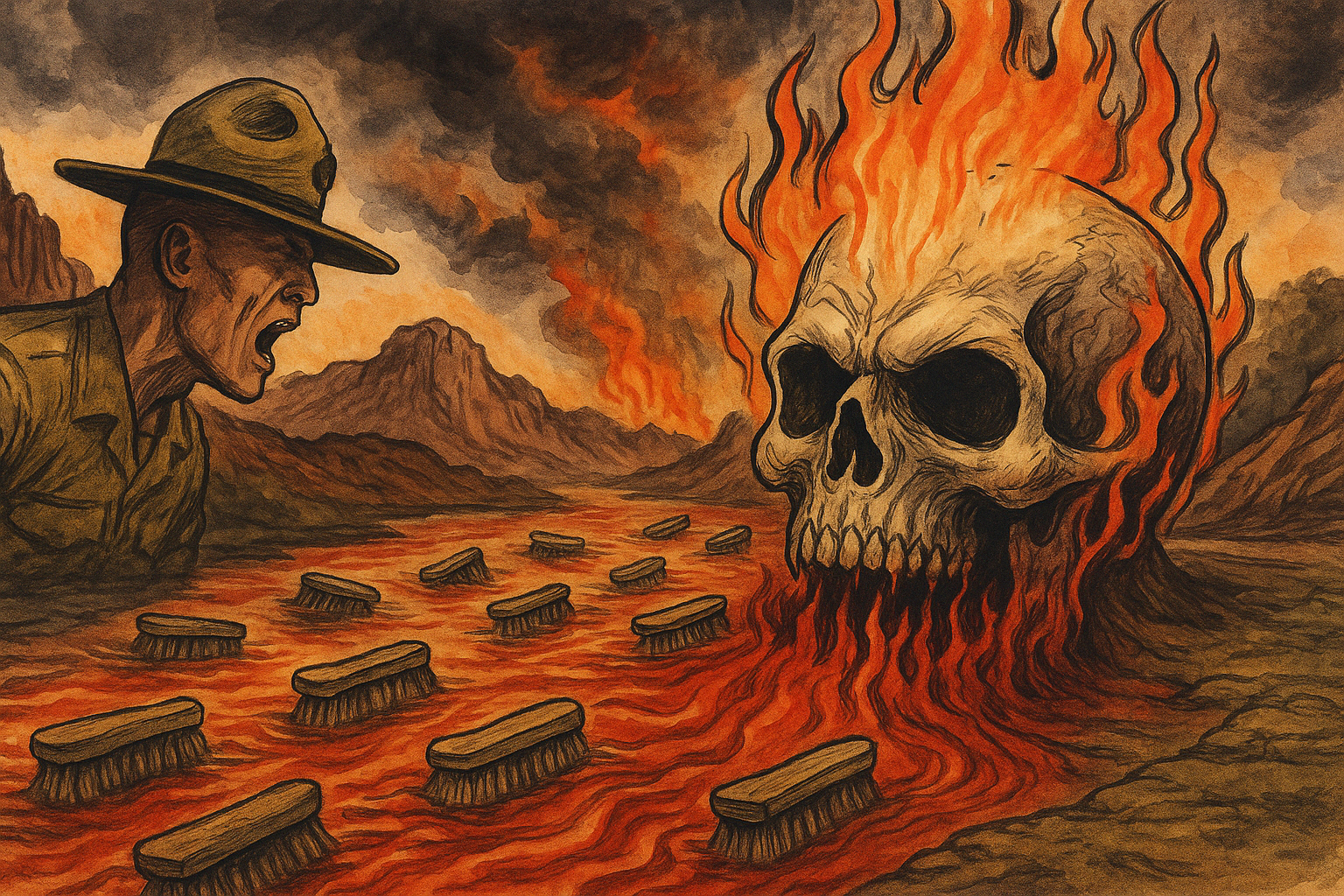 From the Sand Pit to Sketchbook: A Boot Camp Story That Brought Me Back to Art