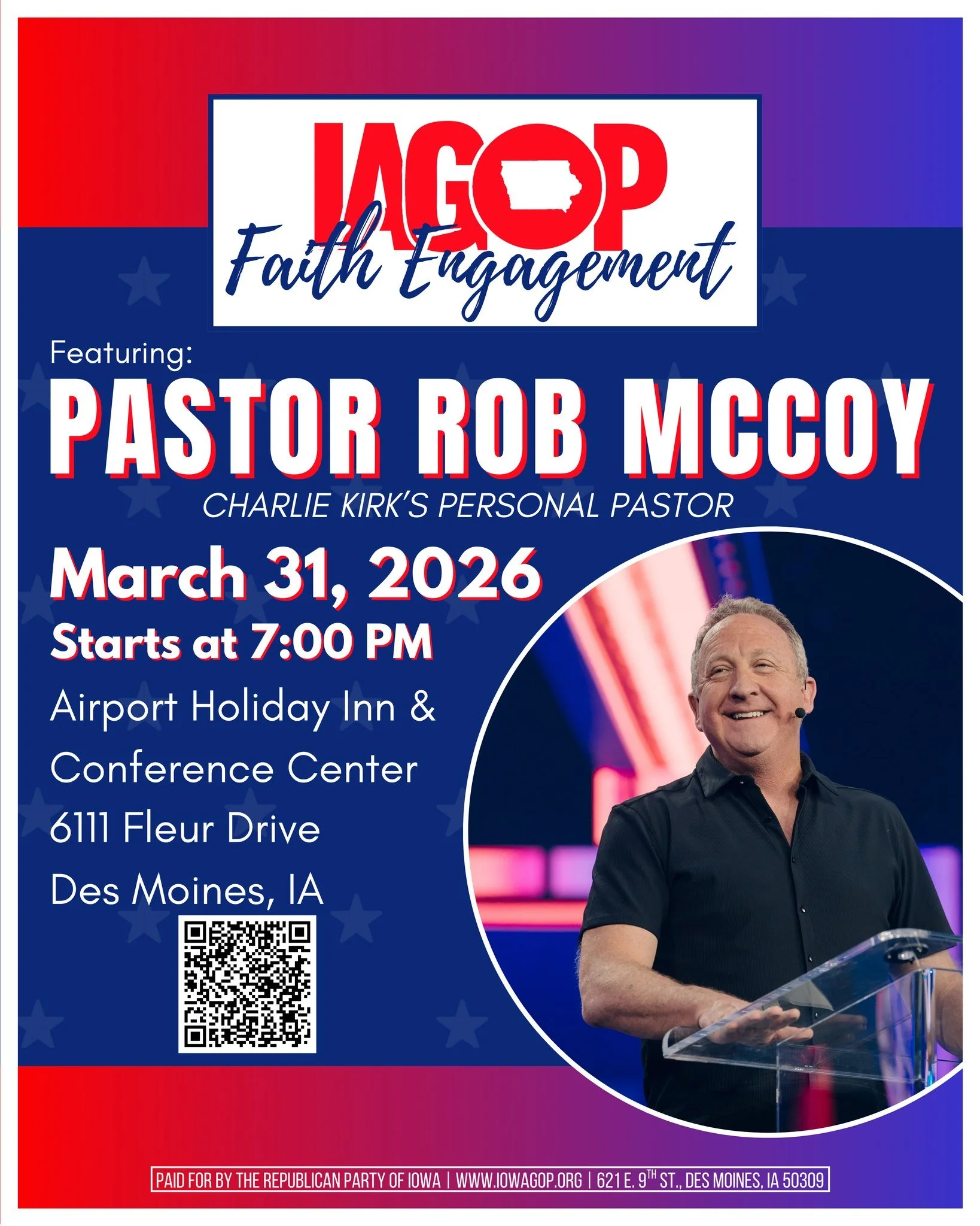 IAGOP Faith Engagement Event Featuring Rob McCoy