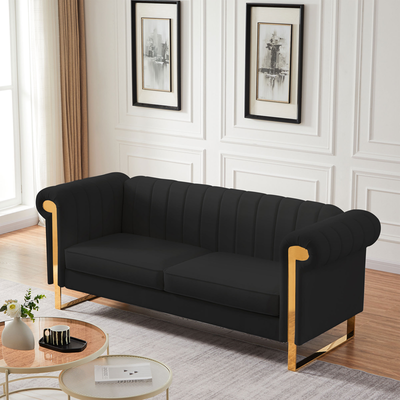 Black L'Ostrica Sofa