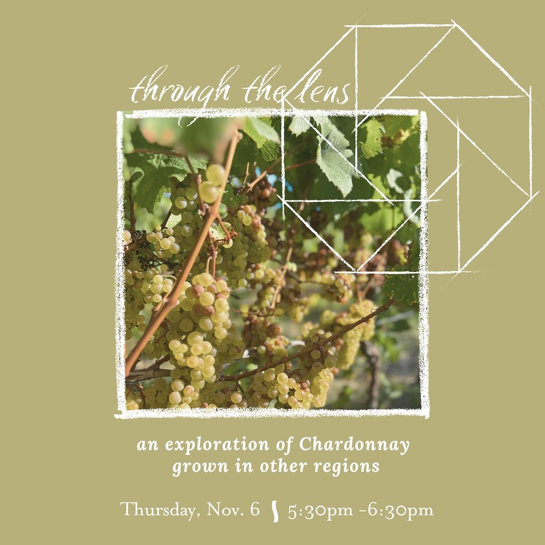 We still have a few seats left for the Chardonnay tasting this Thursday at 5:30pm with Anthony &amp; Thera - get your tickets at the link in the bio!