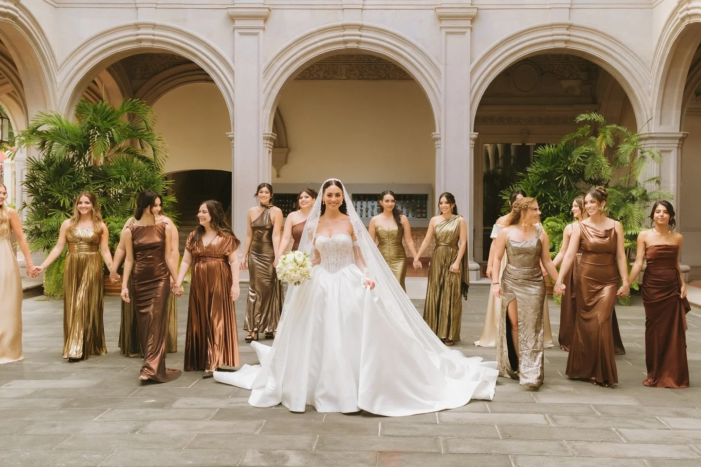 The bride&rsquo;s crew