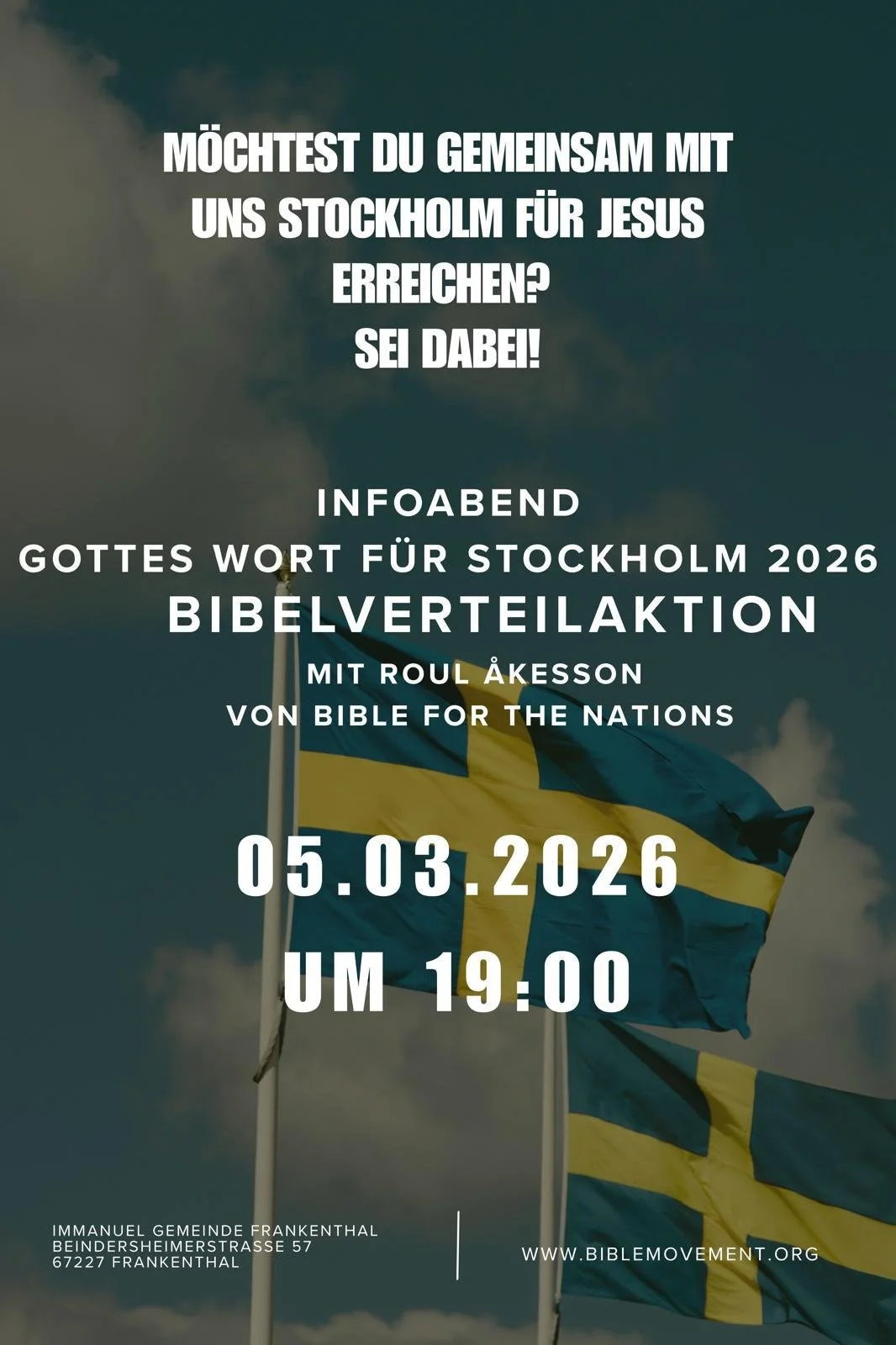 Infoabend - Bibelverteilaktion