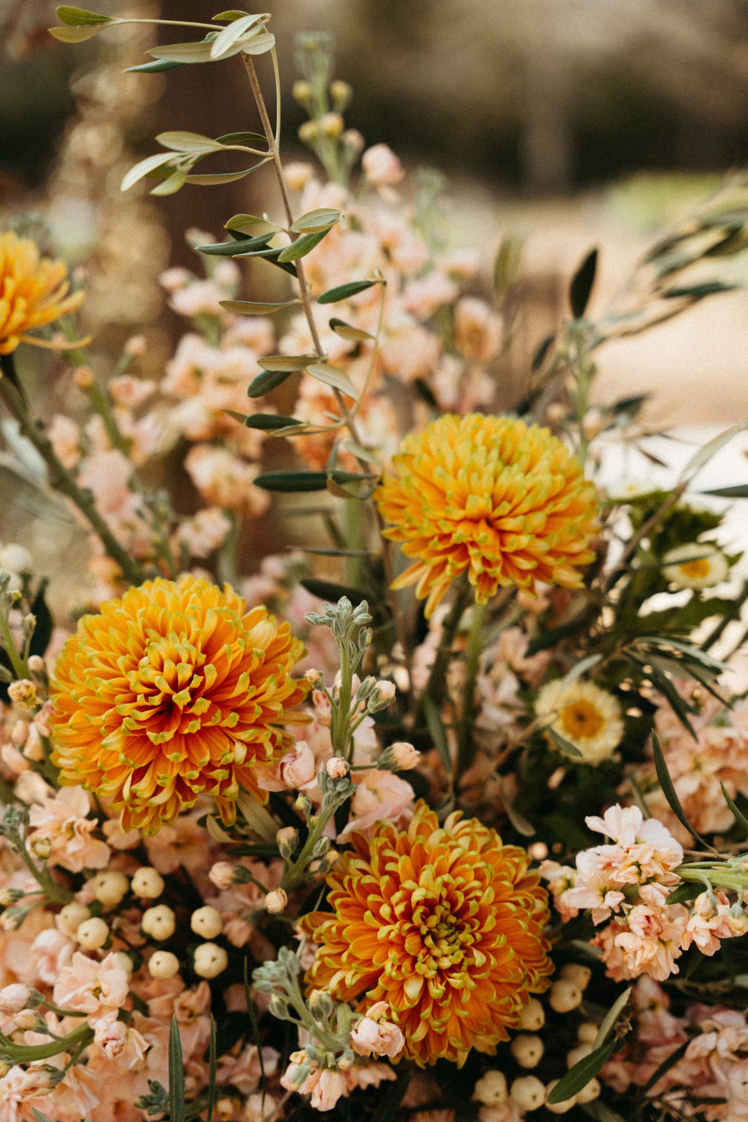 Romantic traditional wedding at The Grand Lady pergola with beautiful florals from Golden Dream Florals